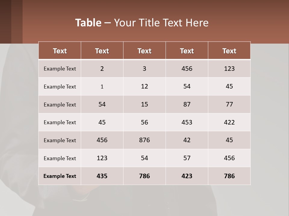 A Man In A Suit Holding A Tablet With A Chart On It PowerPoint Template