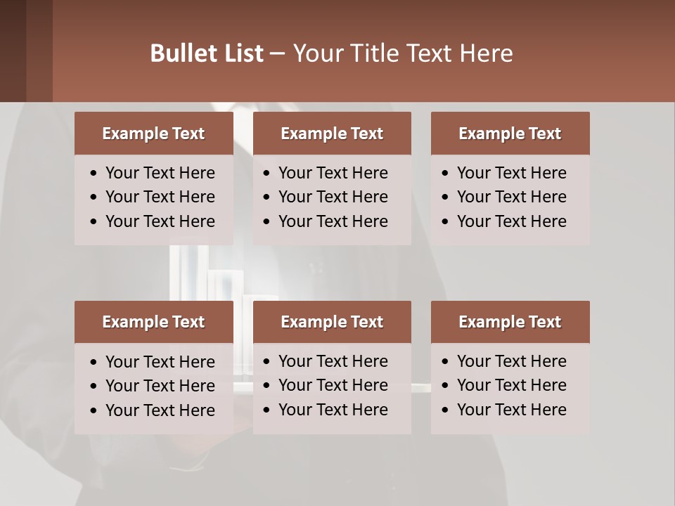 A Man In A Suit Holding A Tablet With A Chart On It PowerPoint Template
