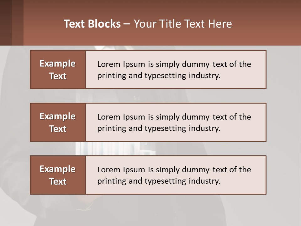 A Man In A Suit Holding A Tablet With A Chart On It PowerPoint Template