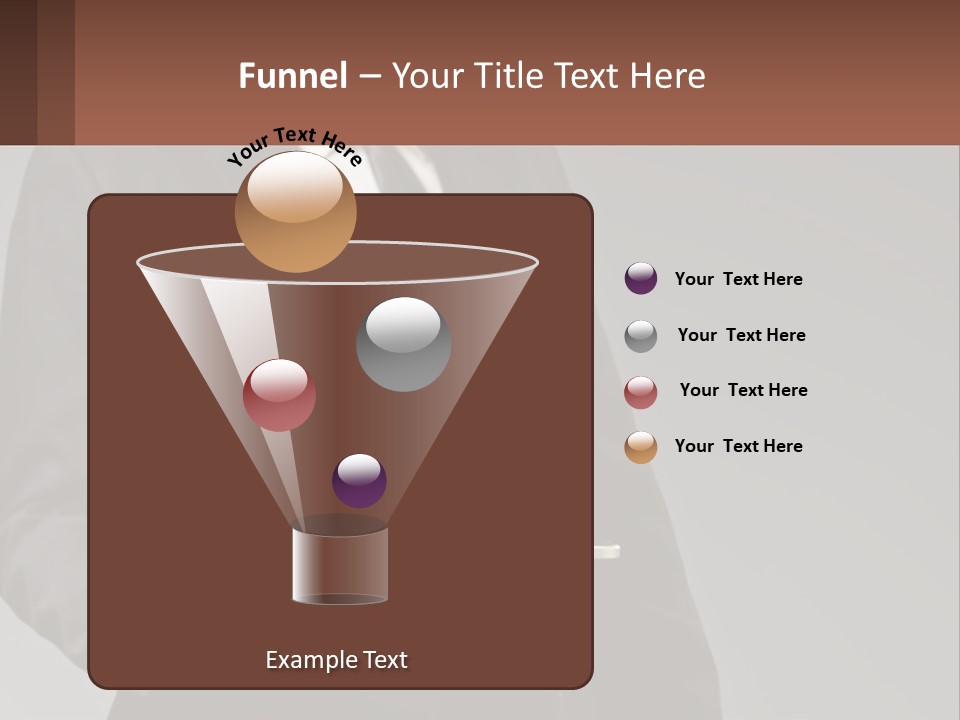 A Man In A Suit Holding A Tablet With A Chart On It PowerPoint Template