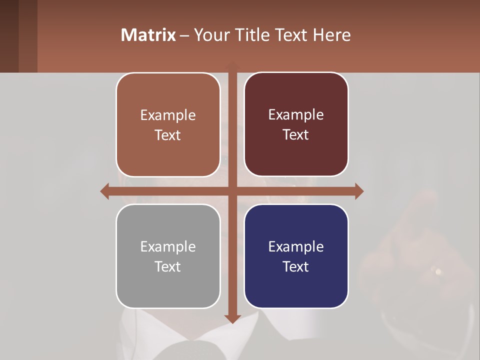 A Man In A Suit Giving A Presentation PowerPoint Template