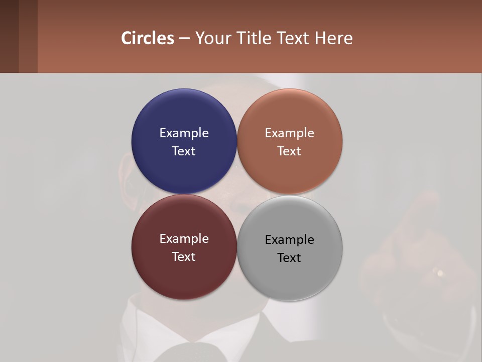 A Man In A Suit Giving A Presentation PowerPoint Template