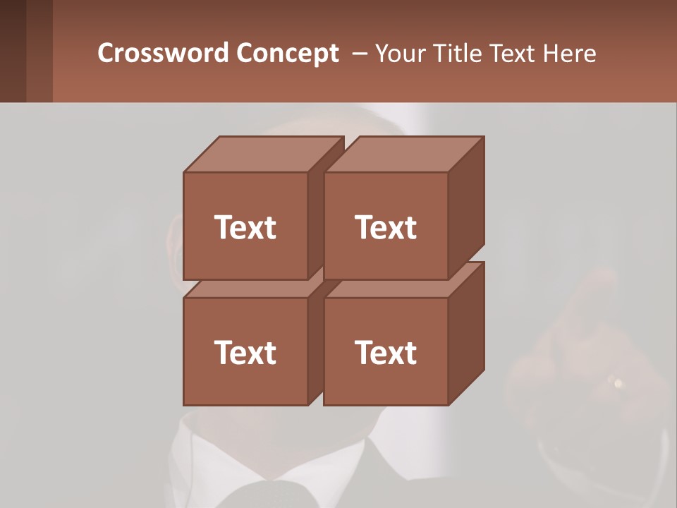 A Man In A Suit Giving A Presentation PowerPoint Template