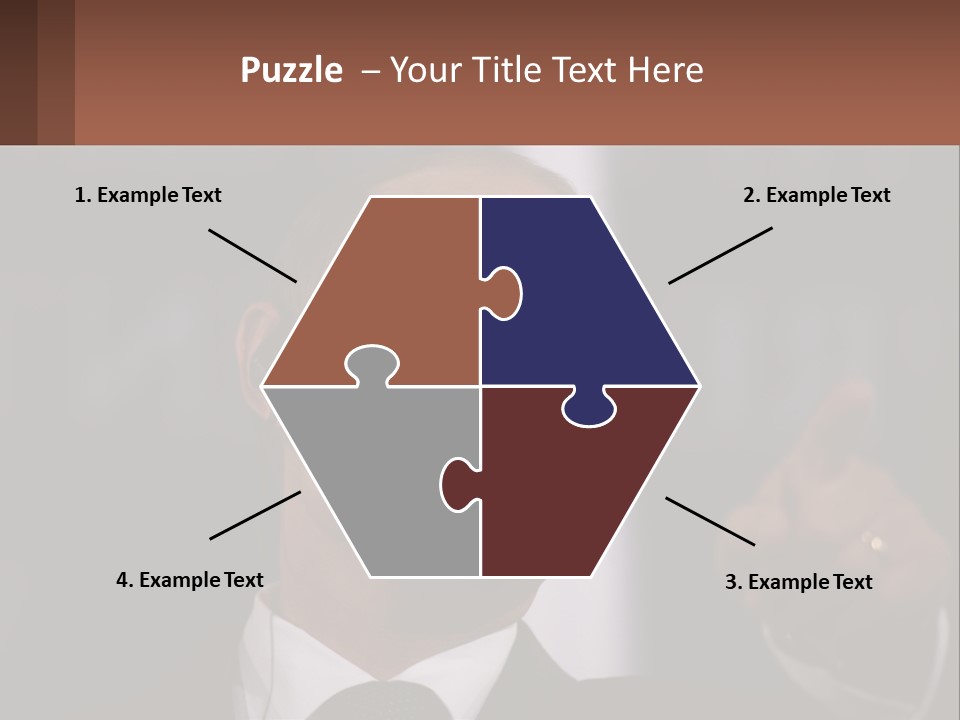 A Man In A Suit Giving A Presentation PowerPoint Template