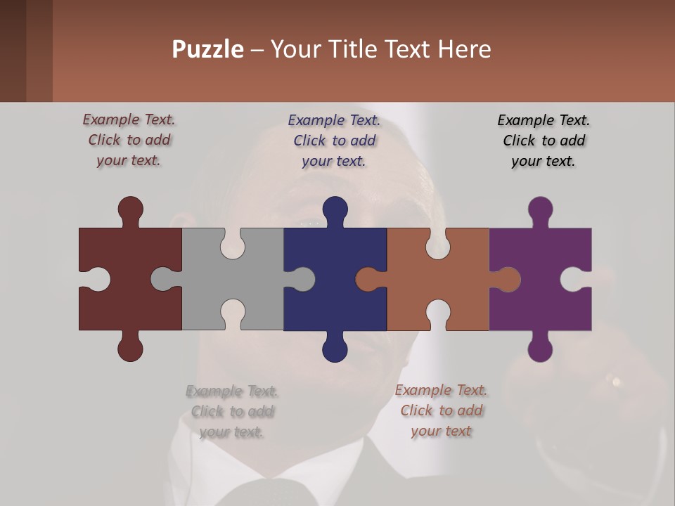 A Man In A Suit Giving A Presentation PowerPoint Template