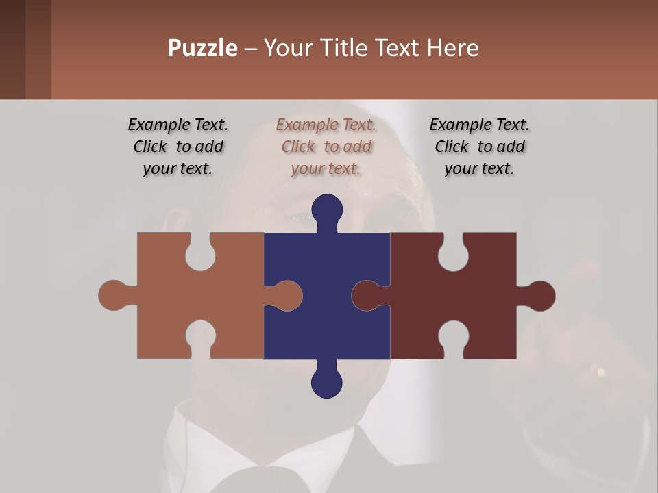 A Man In A Suit Giving A Presentation PowerPoint Template