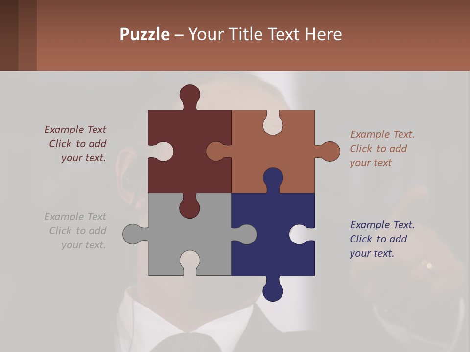 A Man In A Suit Giving A Presentation PowerPoint Template