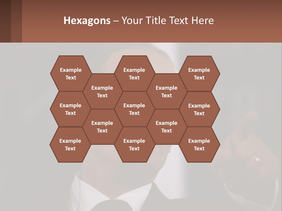 A Man In A Suit Giving A Presentation PowerPoint Template