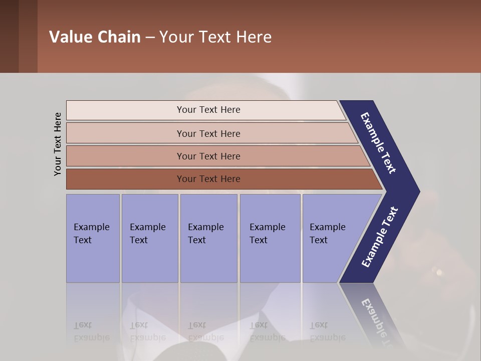 A Man In A Suit Giving A Presentation PowerPoint Template