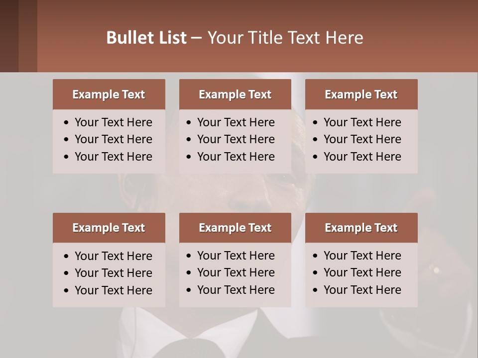 A Man In A Suit Giving A Presentation PowerPoint Template