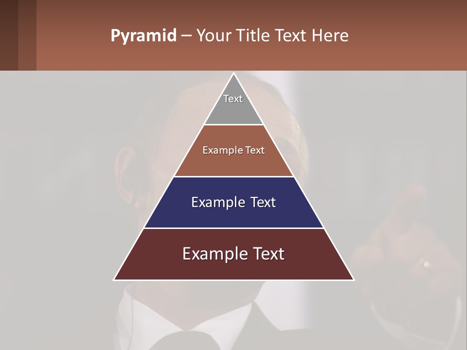 A Man In A Suit Giving A Presentation PowerPoint Template