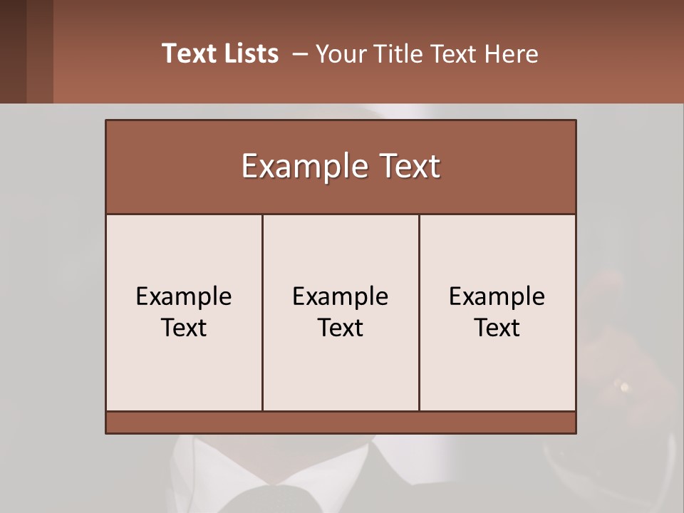 A Man In A Suit Giving A Presentation PowerPoint Template