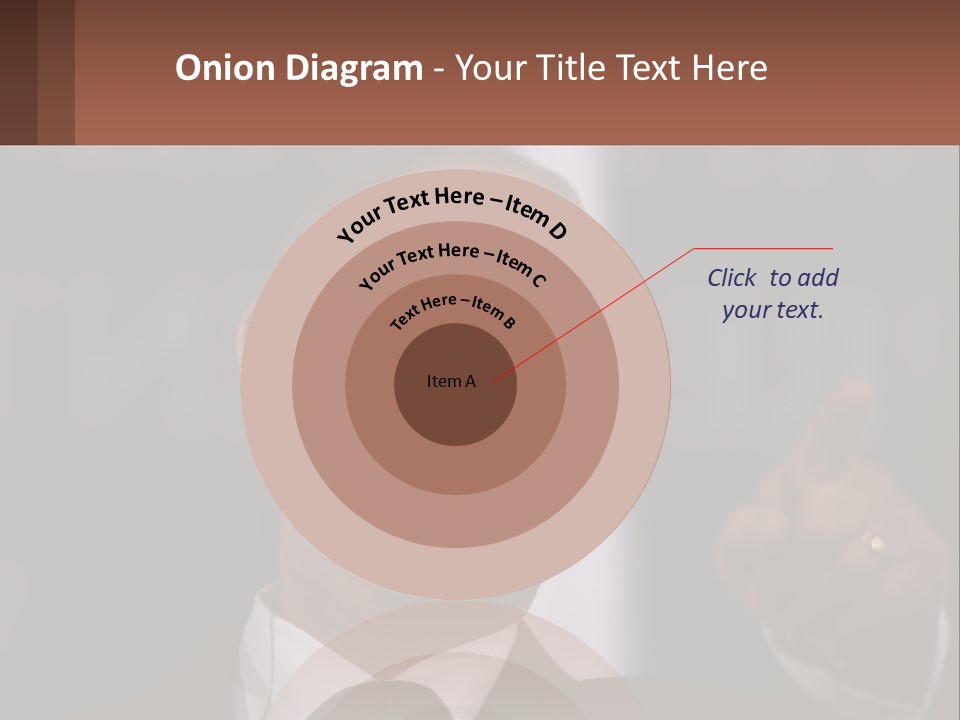 A Man In A Suit Giving A Presentation PowerPoint Template