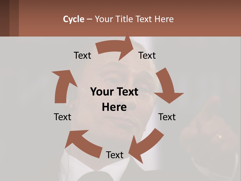 A Man In A Suit Giving A Presentation PowerPoint Template