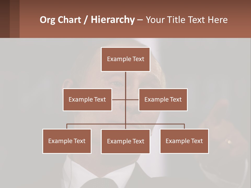 A Man In A Suit Giving A Presentation PowerPoint Template