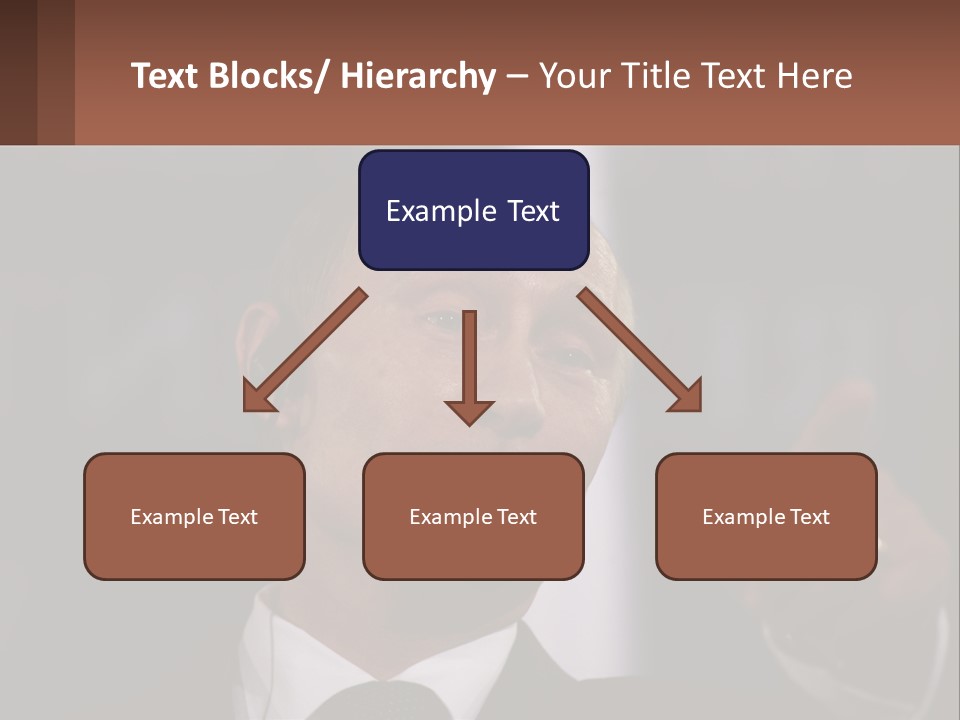 A Man In A Suit Giving A Presentation PowerPoint Template