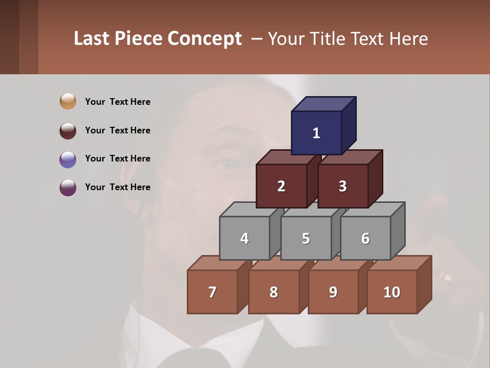 A Man In A Suit Giving A Presentation PowerPoint Template