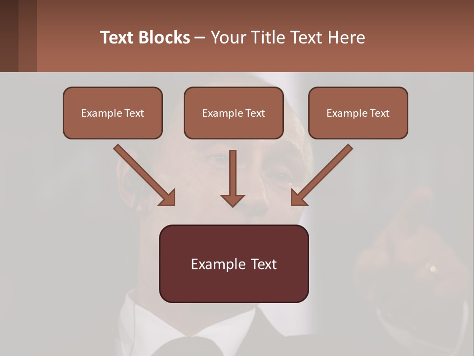 A Man In A Suit Giving A Presentation PowerPoint Template