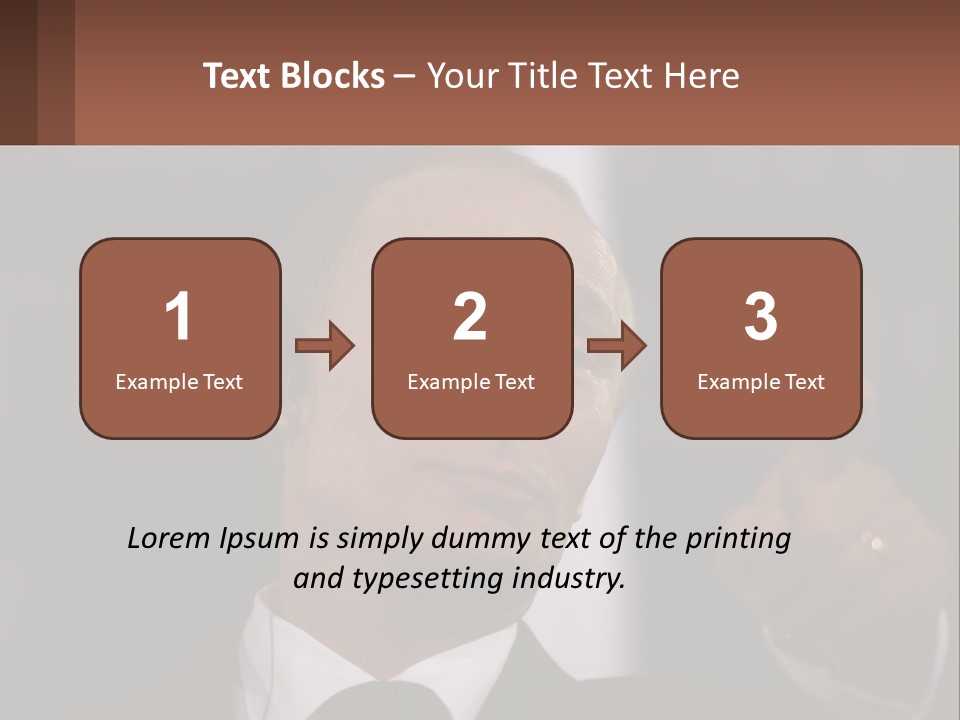 A Man In A Suit Giving A Presentation PowerPoint Template