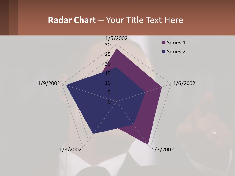 A Man In A Suit Giving A Presentation PowerPoint Template