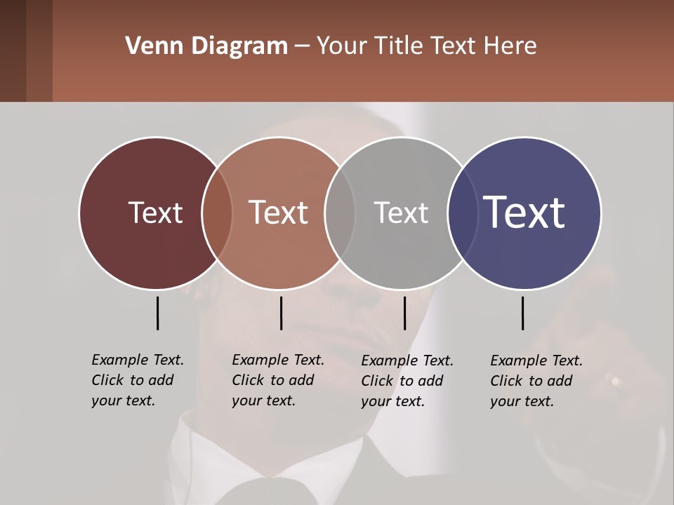 A Man In A Suit Giving A Presentation PowerPoint Template
