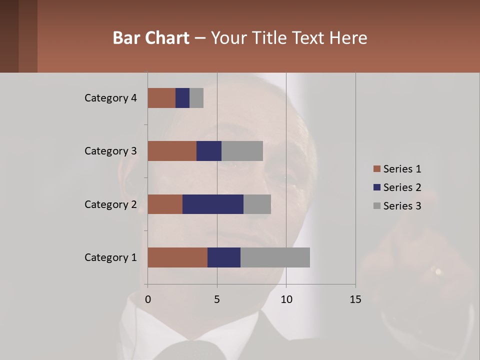 A Man In A Suit Giving A Presentation PowerPoint Template