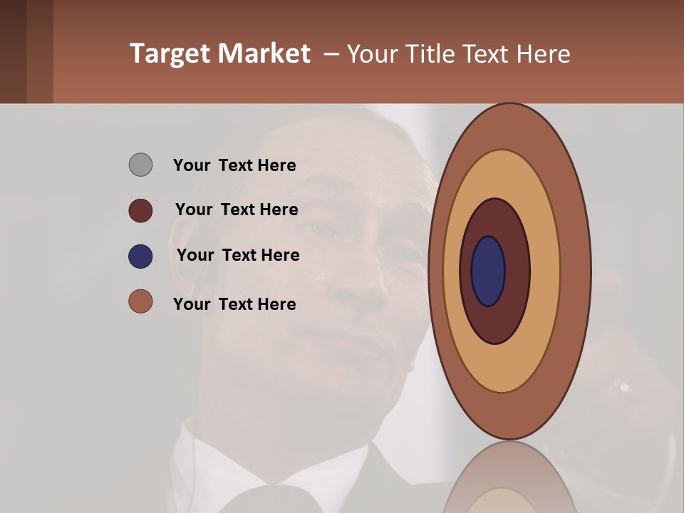 A Man In A Suit Giving A Presentation PowerPoint Template