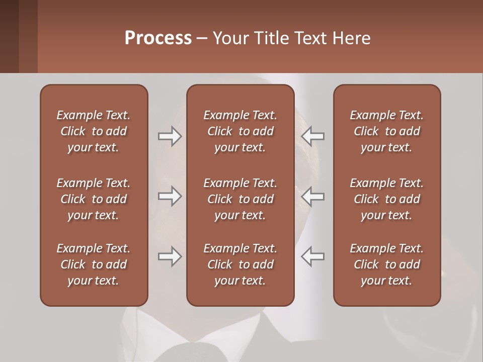A Man In A Suit Giving A Presentation PowerPoint Template