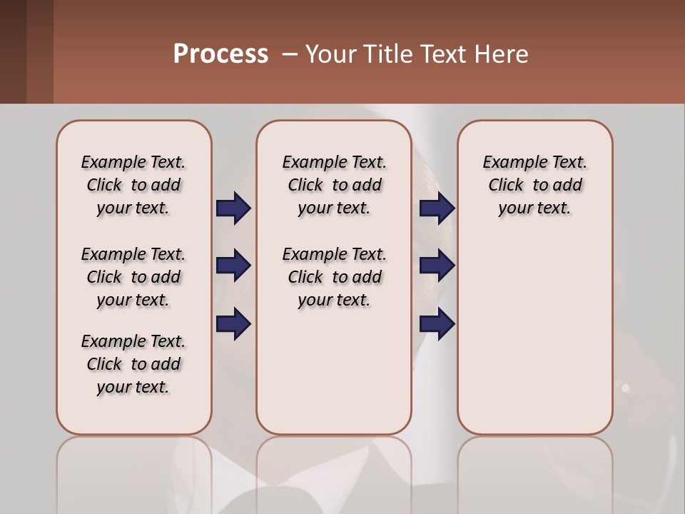 A Man In A Suit Giving A Presentation PowerPoint Template