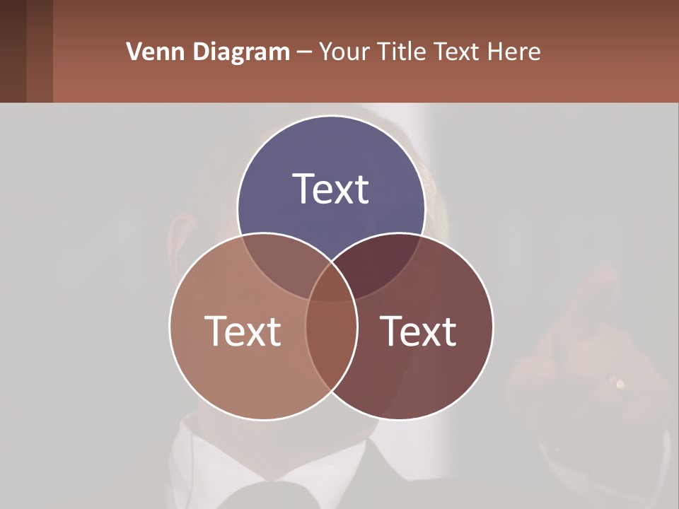 A Man In A Suit Giving A Presentation PowerPoint Template