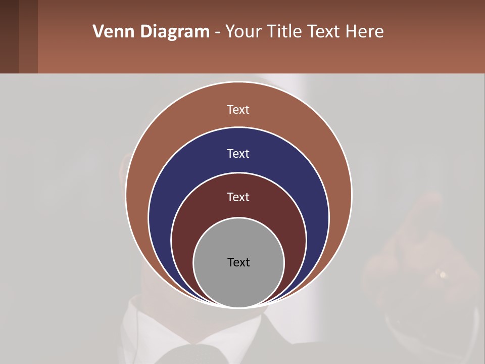A Man In A Suit Giving A Presentation PowerPoint Template