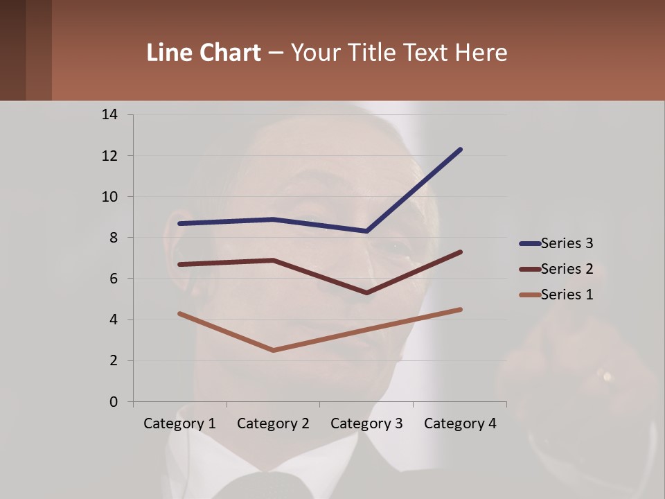 A Man In A Suit Giving A Presentation PowerPoint Template