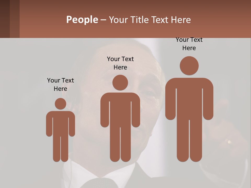 A Man In A Suit Giving A Presentation PowerPoint Template