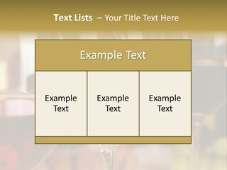 A Group Of Wine Glasses Filled With White And Red Wine PowerPoint Template