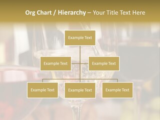 A Group Of Wine Glasses Filled With White And Red Wine PowerPoint Template