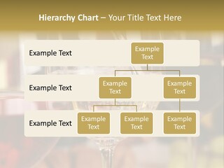 A Group Of Wine Glasses Filled With White And Red Wine PowerPoint Template