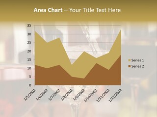 A Group Of Wine Glasses Filled With White And Red Wine PowerPoint Template