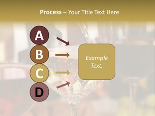 A Group Of Wine Glasses Filled With White And Red Wine PowerPoint Template