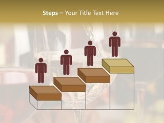 A Group Of Wine Glasses Filled With White And Red Wine PowerPoint Template