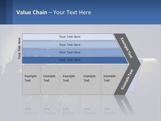 A Little Girl Sitting In Front Of A Computer PowerPoint Template