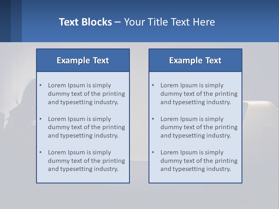 A Little Girl Sitting In Front Of A Computer PowerPoint Template