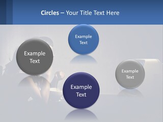 A Little Girl Sitting In Front Of A Computer PowerPoint Template