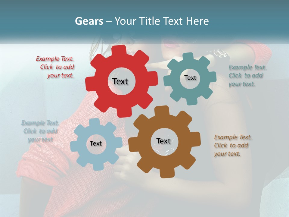 Two Beautiful Women In Sunglasses Posing For A Picture PowerPoint Template