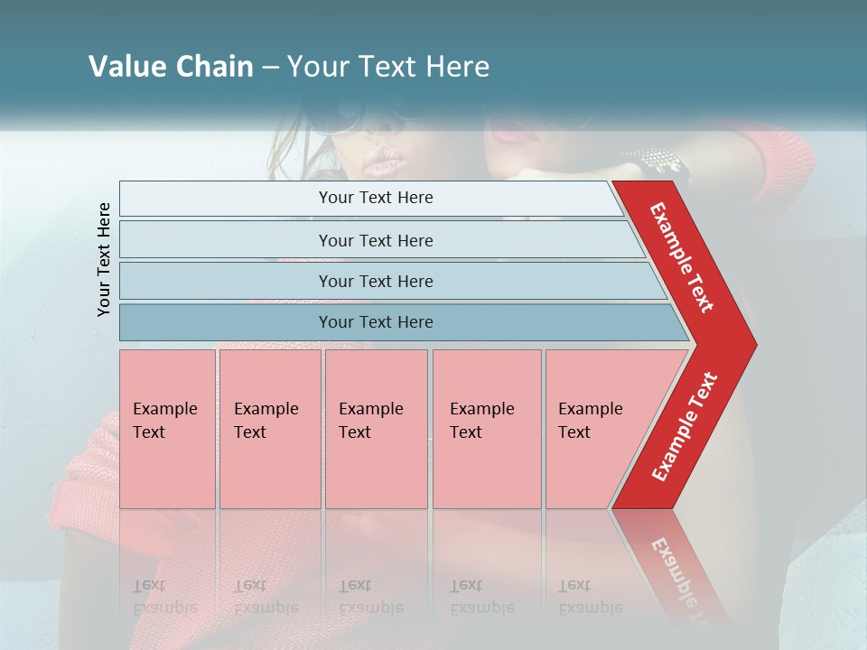 Two Beautiful Women In Sunglasses Posing For A Picture PowerPoint Template