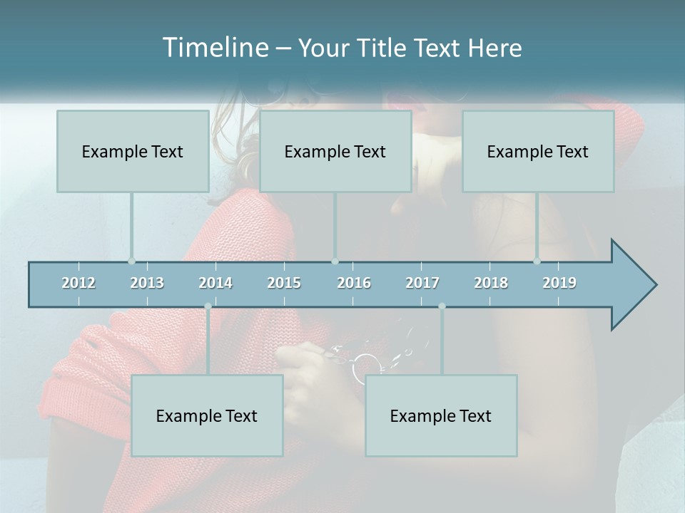 Two Beautiful Women In Sunglasses Posing For A Picture PowerPoint Template