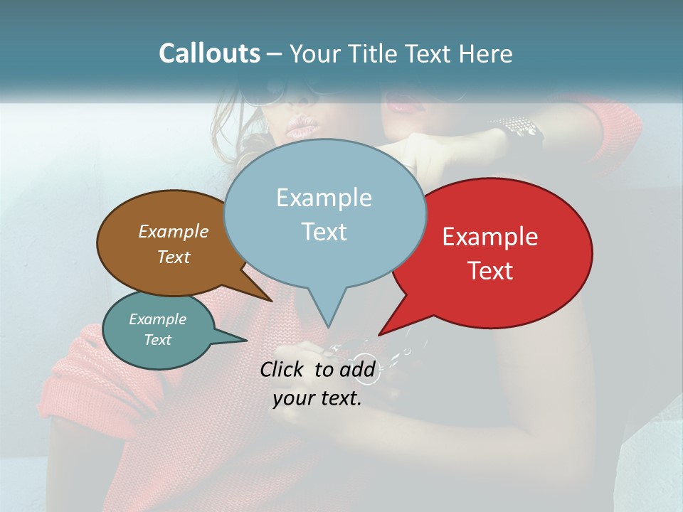 Two Beautiful Women In Sunglasses Posing For A Picture PowerPoint Template