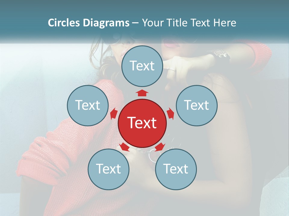 Two Beautiful Women In Sunglasses Posing For A Picture PowerPoint Template