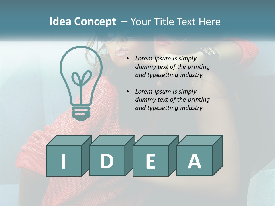 Two Beautiful Women In Sunglasses Posing For A Picture PowerPoint Template