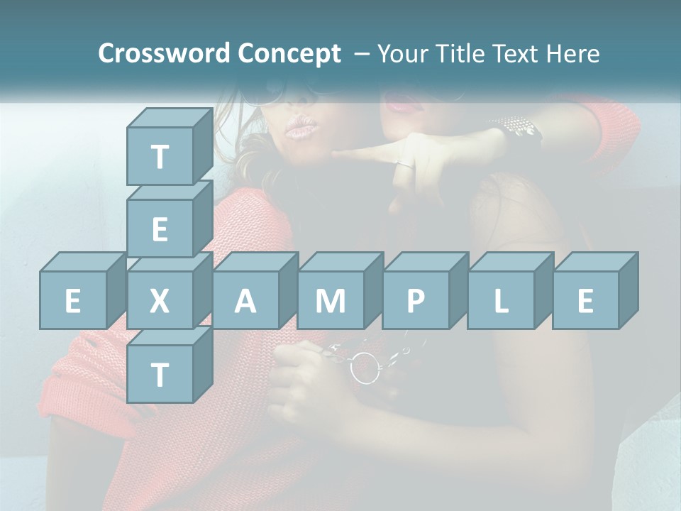 Two Beautiful Women In Sunglasses Posing For A Picture PowerPoint Template