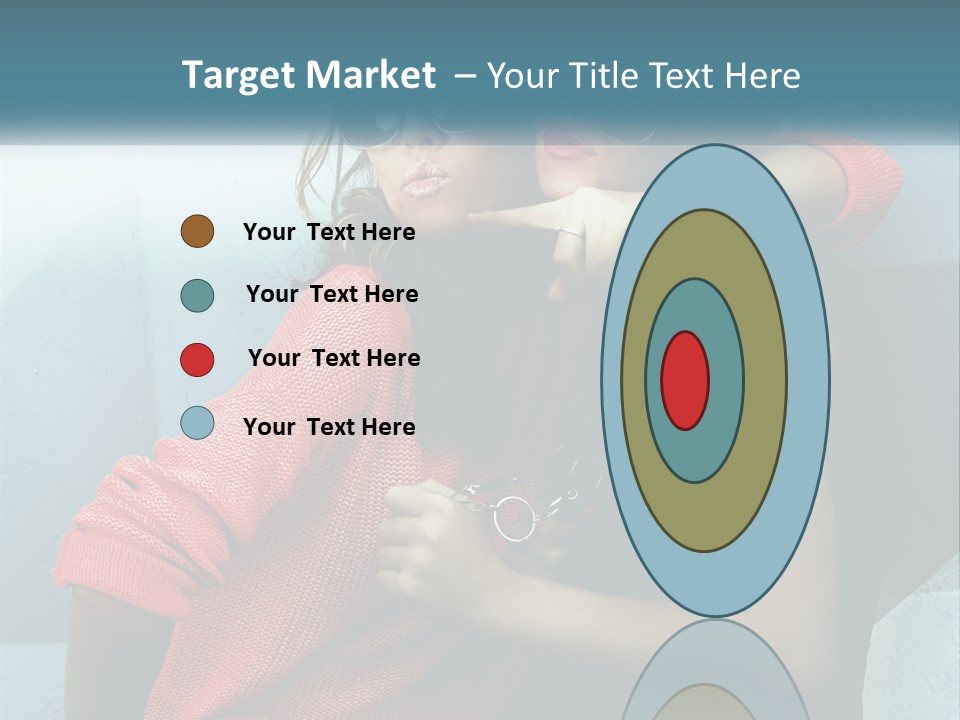 Two Beautiful Women In Sunglasses Posing For A Picture PowerPoint Template